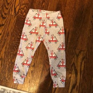 Christmas wagon pants